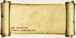 Danica Štrbanović vizit kartica